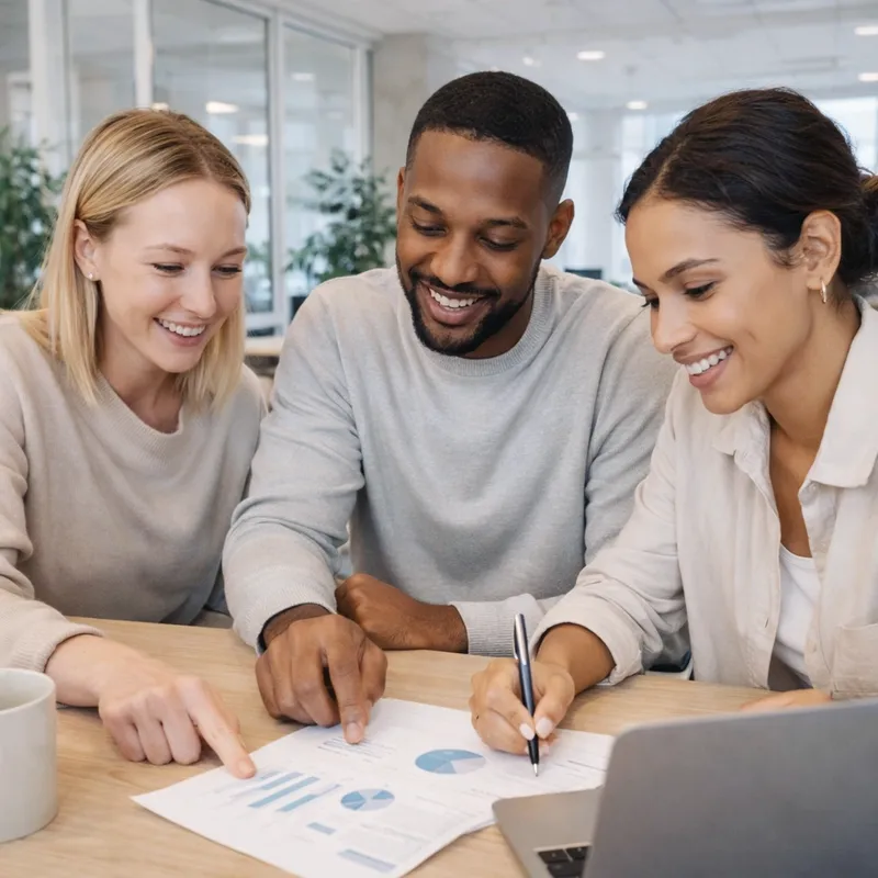 A dedicated 1-800Accountant CPA on a call with a small business owner